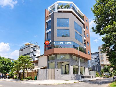 Cho thuê tòa nhà văn phòng căn góc 8x20m, hầm + 7 tầng, 160tr/tháng — ảnh 1