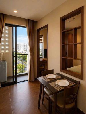 Cho thuê căn hộ 1 phòng ngủ ban công view đẹp — ảnh 1