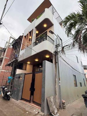 Nhà mới xây 3 tầng 2 mặt kiệt oto bắc đẩu fullnt — ảnh 1
