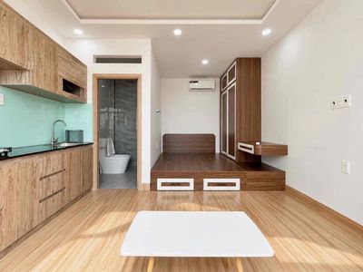 Studio cửa sổ - nội thất gỗ sang - xịn - ngay chợ hoàng hoa thám — ảnh 1