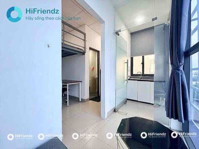 Cho thuê phòng tách bếp view kính full nội thất gần công viên làng hoa — ảnh 1