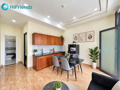 Cho thuê căn hộ 1 phòng ngủ xịn xò gần lotte mart - cityland - vl3 — ảnh 1