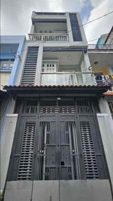 48m2(4x12), 4 tầng, HL2 Bình Tân, hẻm xe hơi thông LVQ, kế BV quận — ảnh 1