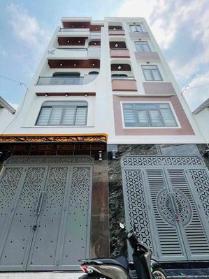 Chỉ 6,x tỷ - 5 tầng - 4x14m - Chợ Bình Trị Đông, Bình Tân - Hẻm 5m — ảnh 1