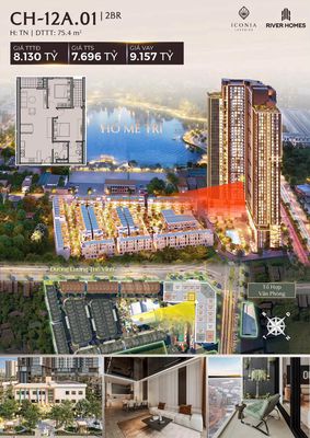 Bán căn hộ 2 ngủ MIPEC Tố Hữu, view bể bơi, 7.696 tỷ — ảnh 1
