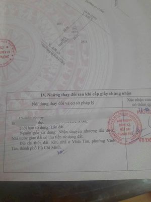 Bán đất Vĩnh Tân VSIP2, Bình Dương, 1 tỷ 2xx — ảnh 1