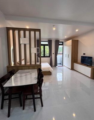Cho thuê căn hộ studio full nội thất có ban công đường phan chu trinh — ảnh 1