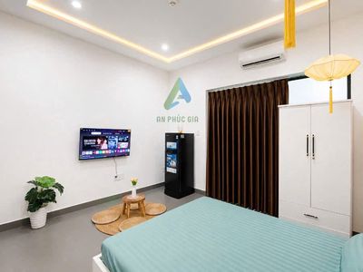 Cho thuê nhà 4 tầng 5 phòng ngủ đường lê quang đạo,mỹ an — ảnh 1