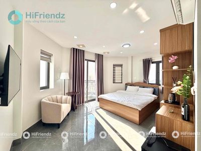 Khu phan xích long - căn hộ studio ban công cửa sổ full nội thất — ảnh 1