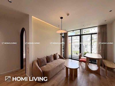 Cho thuê ch 2pn+pk - bancol - full nt ngay phố phan xích long — ảnh 1