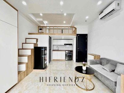 Căn hộ duplex ban công đầy đủ nội thất máy giặt riêng ngã tư 4 xã — ảnh 1