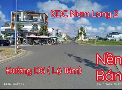 Nền 90m2 kdc nam long 2 cần thơ — ảnh 1