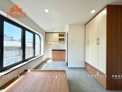 Studio luxury full nội thất - cửa sổ trời siêu đẹp — ảnh 1