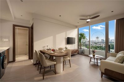 Căn hộ 2pn full nội thất, có hồ bơi – đường doãn khuê — ảnh 1