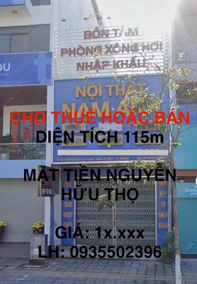 CHO THUÊ HOẶC BÁN Nhà Mặt tiền Nguyễn Hữu Thọ gần Mobifone — ảnh 1