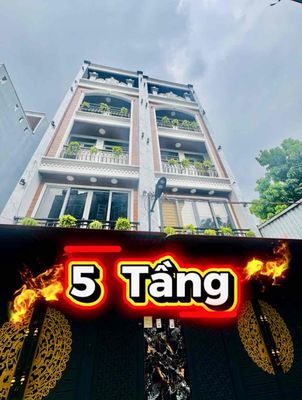 Bán nhà xây mới 100%, thang máy, 5 tầng, Quang Trung, 60m2, HXH, GV — ảnh 1