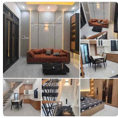 Nhà mới đẹp trệt 2 lầu hẻm 861/82/x Trần Xuân Soạn full nội thất — ảnh 1