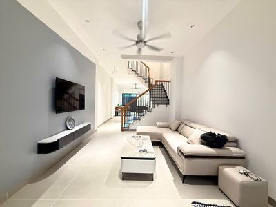 Cho thuê nhà nguyên căn mới xây 3 phòng ngủ đầy đủ nội thất kđt an — ảnh 1