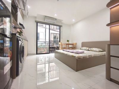 Cho thuê căn hộ studio full nội thất ngay ngõ 43 trung kính - cg — ảnh 1