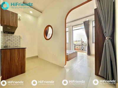 Cho thuê studio tách bếp có ban công thoáng / full nội thất mới xây — ảnh 1