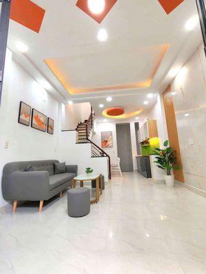Chỉ 3.98ty - 4 tầng đúc - 3pn 3wc sân thượng - thông lê văn quới. — ảnh 1