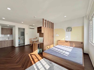 Studio 40m2 - full nội thất - toà nhà thang máy bảo vệ 24/7 — ảnh 1