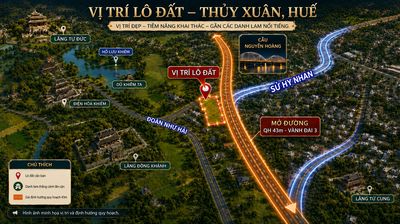 Bán quỹ đất gần 900m² Sư Hy Nhan - Lê Ngô Cát - Đường QH 43m -18,5 tỷ — ảnh 1