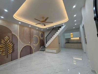 50m2 - 4pn - trệt 1 lầu - bancong - lê đức thọ, chợ an nhơn, gò vap — ảnh 1