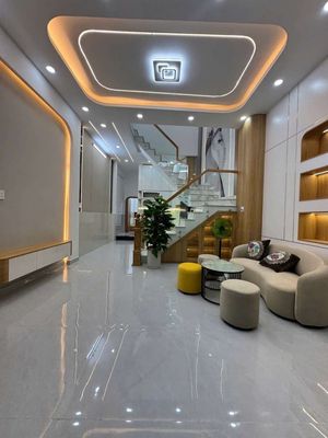 Nhà hẻm xe tải, có phòng ngủ tần trệt, diện tích 4 12m, nội thất đẹp — ảnh 1