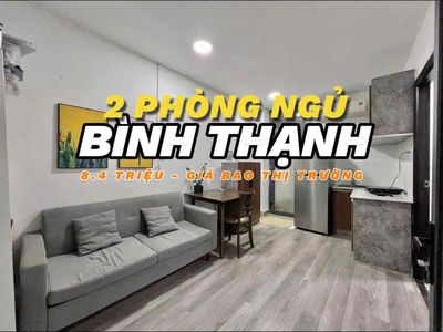 2 phòng ngủ - thang máy - full nội thất - chỉ 8.4 triệu - bình thạnh — ảnh 1