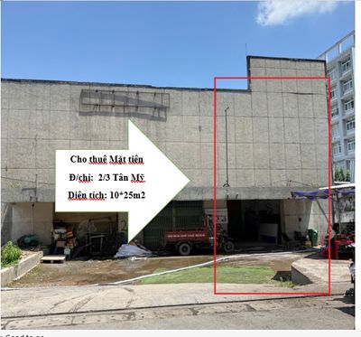 Cho thuê mặt bằng q7– 2/3 tân mỹ, giá rẽ — ảnh 1