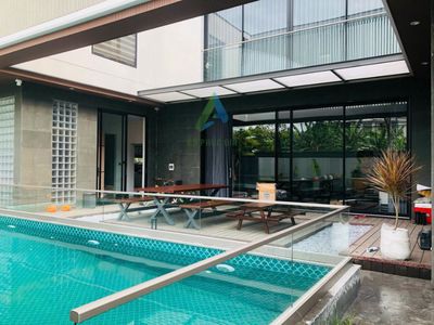 Cho thuê villa 4pn nguyễn trác - gần sân bay giá 130tr/tháng — ảnh 1