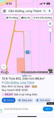 Cho thuê đất thổ cư cận sân bay Long Thành — ảnh 1