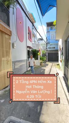 Hẻm xe hơi thông , 4phòng ngủ , 4.29 đồng — ảnh 1