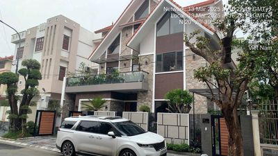 Bán gấp biệt thự 3 tầng hiện đại KĐT cao cấp Trần Lãm - 240m2 — ảnh 1