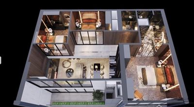 Bán căn chung cư: Duplex 2 tầng 200m 4PN 5WC View trực diện Sông Hồng — ảnh 1