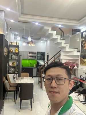 Nhà đẹp 3 tầng cạnh Tân Hoà Đông BT 41m2 nở hậu chit 4.9 tỷ — ảnh 1