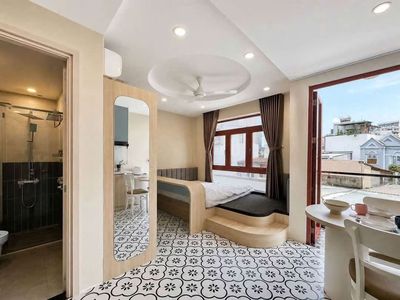 Cho thuê studio ban công mặt tiền q1, thang máy — ảnh 1