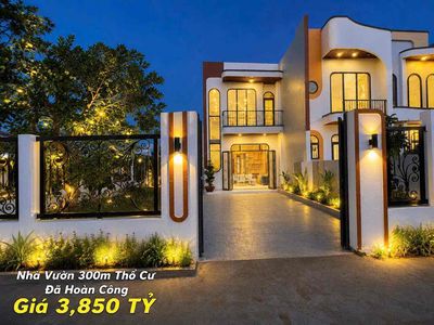 Nhà sân vườn mới - 13m x 23m - hxh - chỉ 3 tỷ 850 triệu — ảnh 1