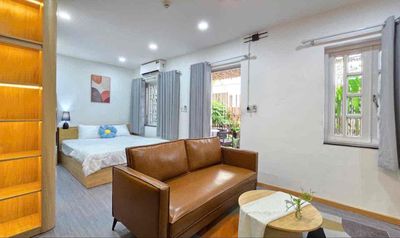 1pn sân vườn ngay hoàng sa full nt luxury cực xinh — ảnh 1