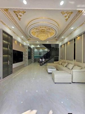 Cho thuê nhà 3 tầng phường Đông Hòa, Dĩ An, full nội thất — ảnh 1
