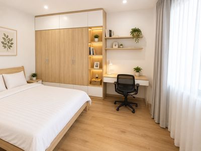 Cho thuê căn hộ 1 ngủ phố Đào Tấn gần Lotte, dịch vụ tiện nghi — ảnh 1