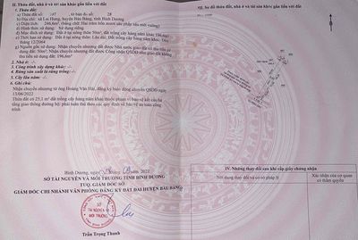 Đất Thổ cư gần trung tâm Bến Cát, giá có thương lượng — ảnh 1