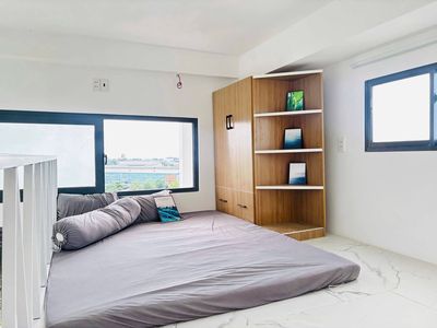 Căn hộ gác lửng full nội thất gần ĐH KTKT BD — ảnh 1