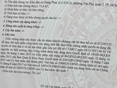 Chính chủ bán chung cư hưng phúc 6.7 tỉ — ảnh 1