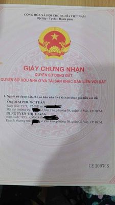 Bán nhà chính chủ , khu chợ 40 căn , đường lê văn thọ — ảnh 1