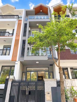 Cho thuê nhà 5 tầng làm văn phòng, kdc himlam, 100m2, tầng hầm, q.7 — ảnh 1