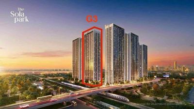 Bán căn hộ 2PN G3 Sola Park, Vinhomes Smart City Tây Mỗ, 3.15 tỷ — ảnh 1
