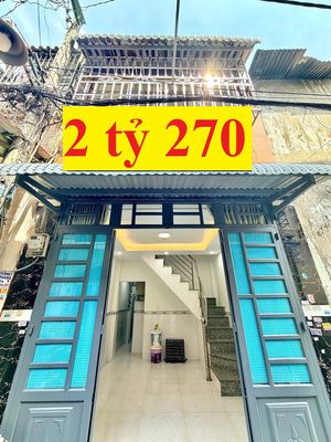 Nhà 2 tầng gần aeon - giáp tân phú, giá 2.27 tỷ,shr, hxh, sát mặt tiền — ảnh 1