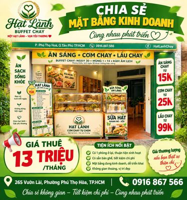 Chia sẻ Cho thuê mặt bằng — ảnh 1
